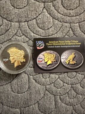 American Peace Dollar Tribute Collector Coin